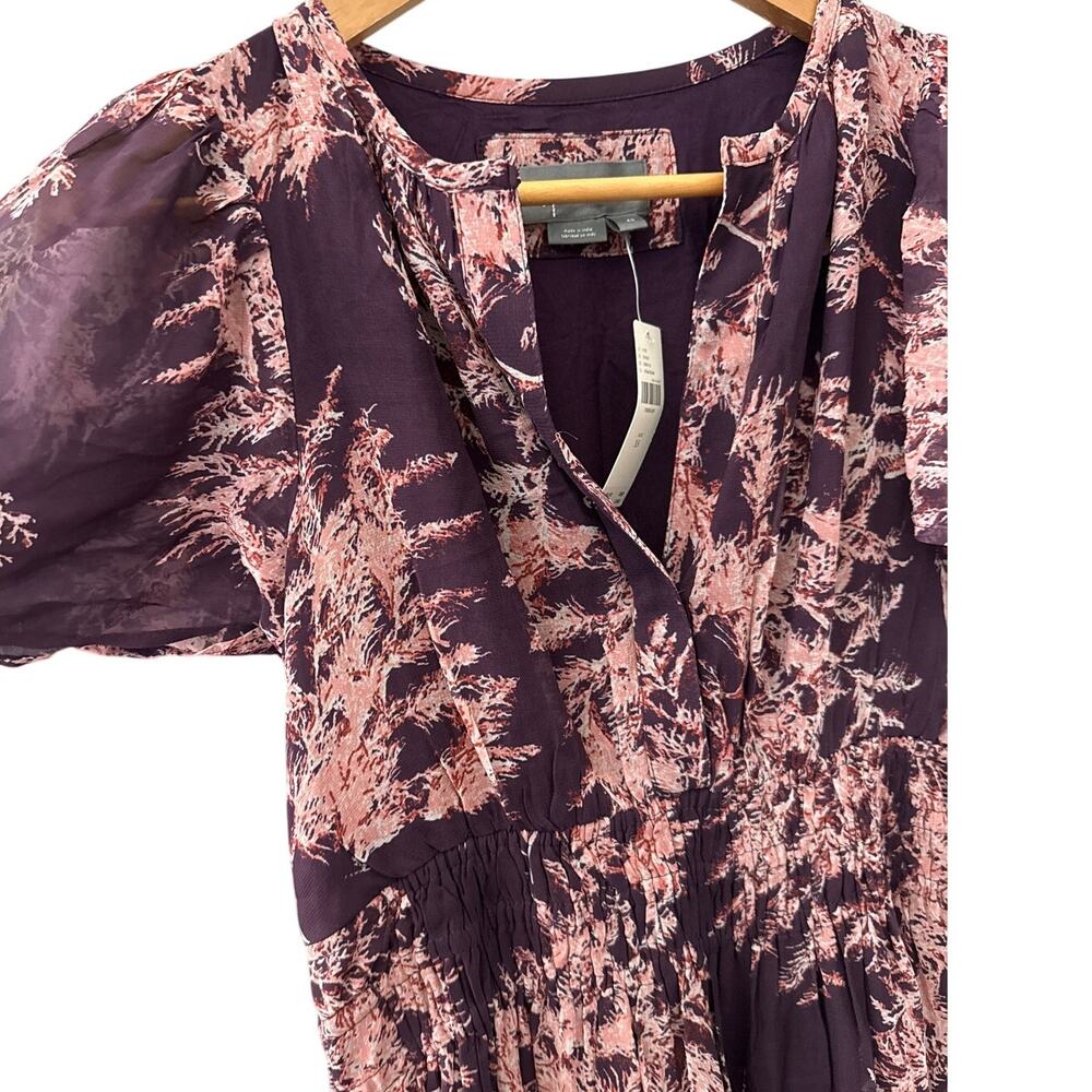 Anthropologie Somerset Maxi‎ Dress Chiffon Edition Pockets Size XS - Picture 12 of 14